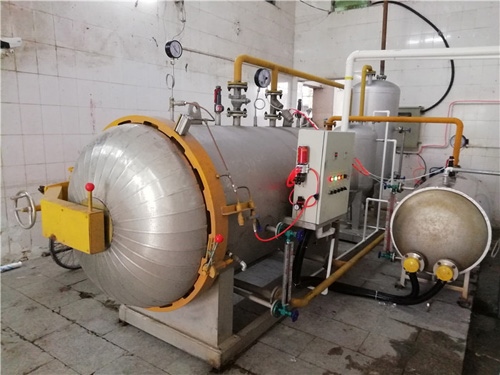 500KG濕化機屠宰場使用現場